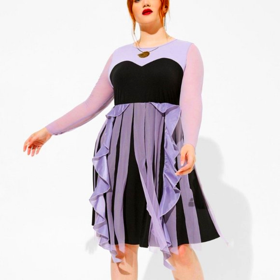 Nwt Torrid Ursula Cosplay Dress Disney Princess Little Mermaid